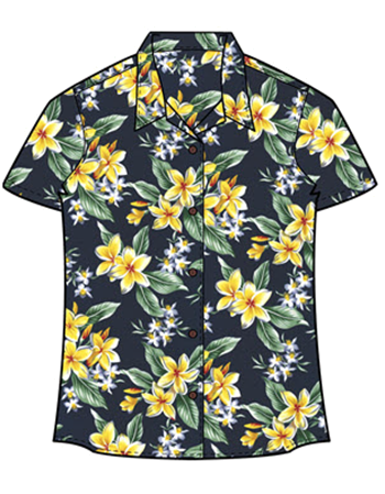 Women's 100% Cotton Tropical and Hawaiian Shirts